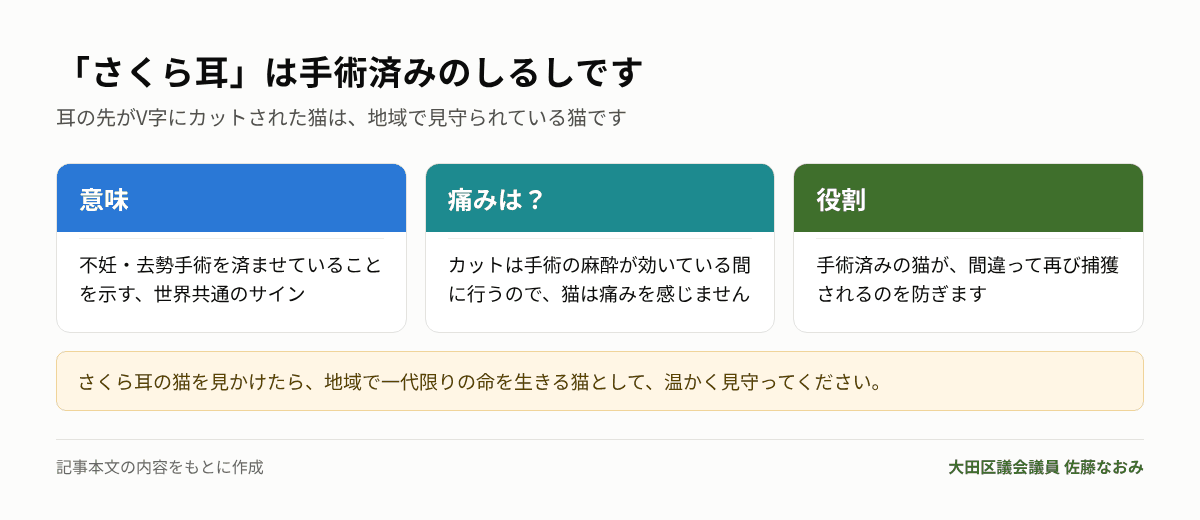 さくら耳の意味と役割