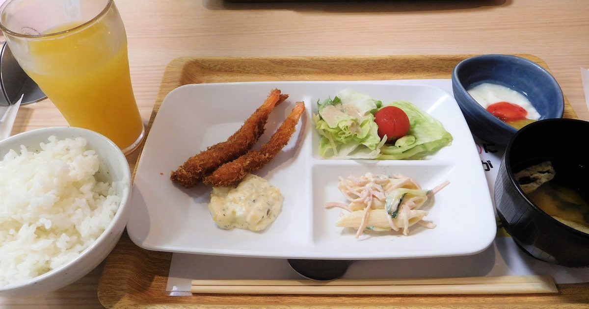ワンプレートの食事