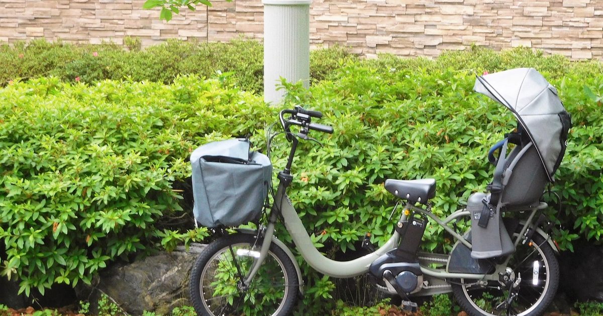 子ども乗せ電動自転車