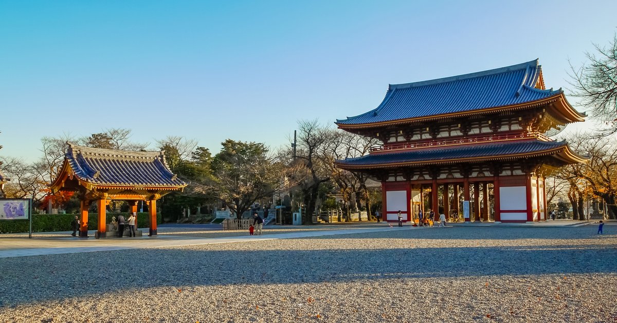 池上本門寺の総門と境内